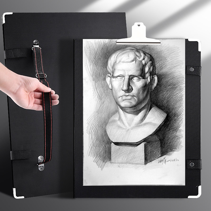 Kids Outdoor Easel - กระดานวาดภาพ 8K แบบพกพา พร้อมกระเป๋าสะพายคู่สำหรับเก็บอุปกรณ์ศิลปะ สำหรับวาดภาพกลางแจ้ง เหมาะสำหรับนักเรียน