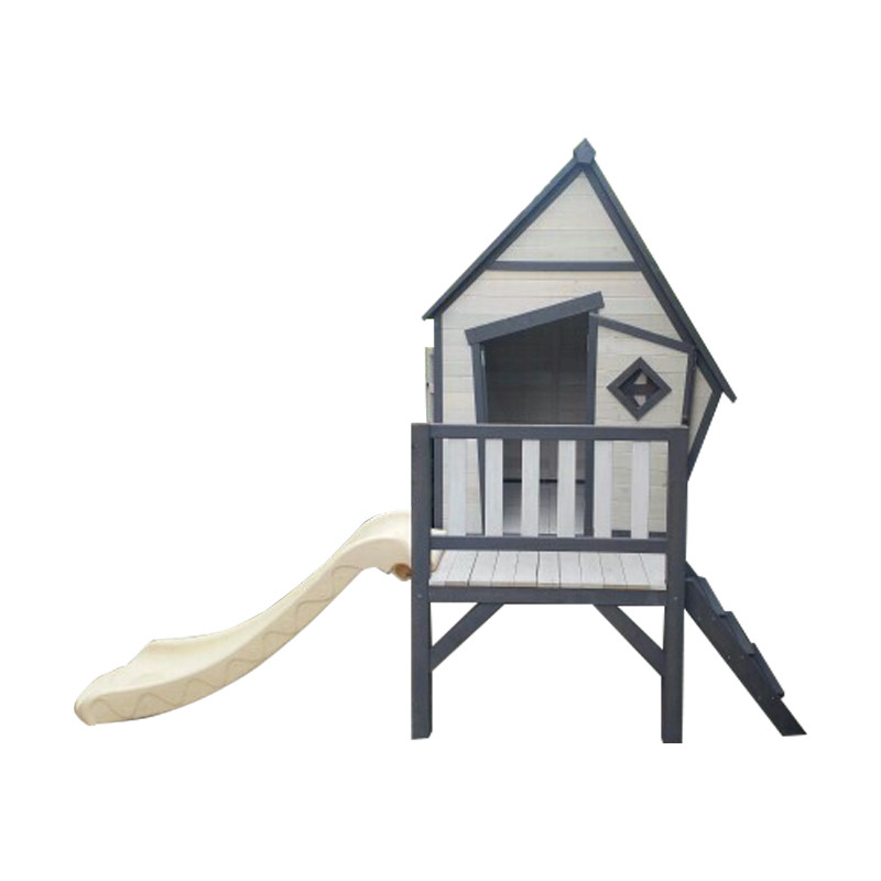 Kids Outdoor Playhouse - บ้านเด็กเล่นขนาดใหญ่, โรงเรียนอนุบาล, บ้านต้นไม้กลางแจ้ง, สวนสนุกปีนป่าย, บ้านสไลเดอร์, ชุดเล่นทราย,