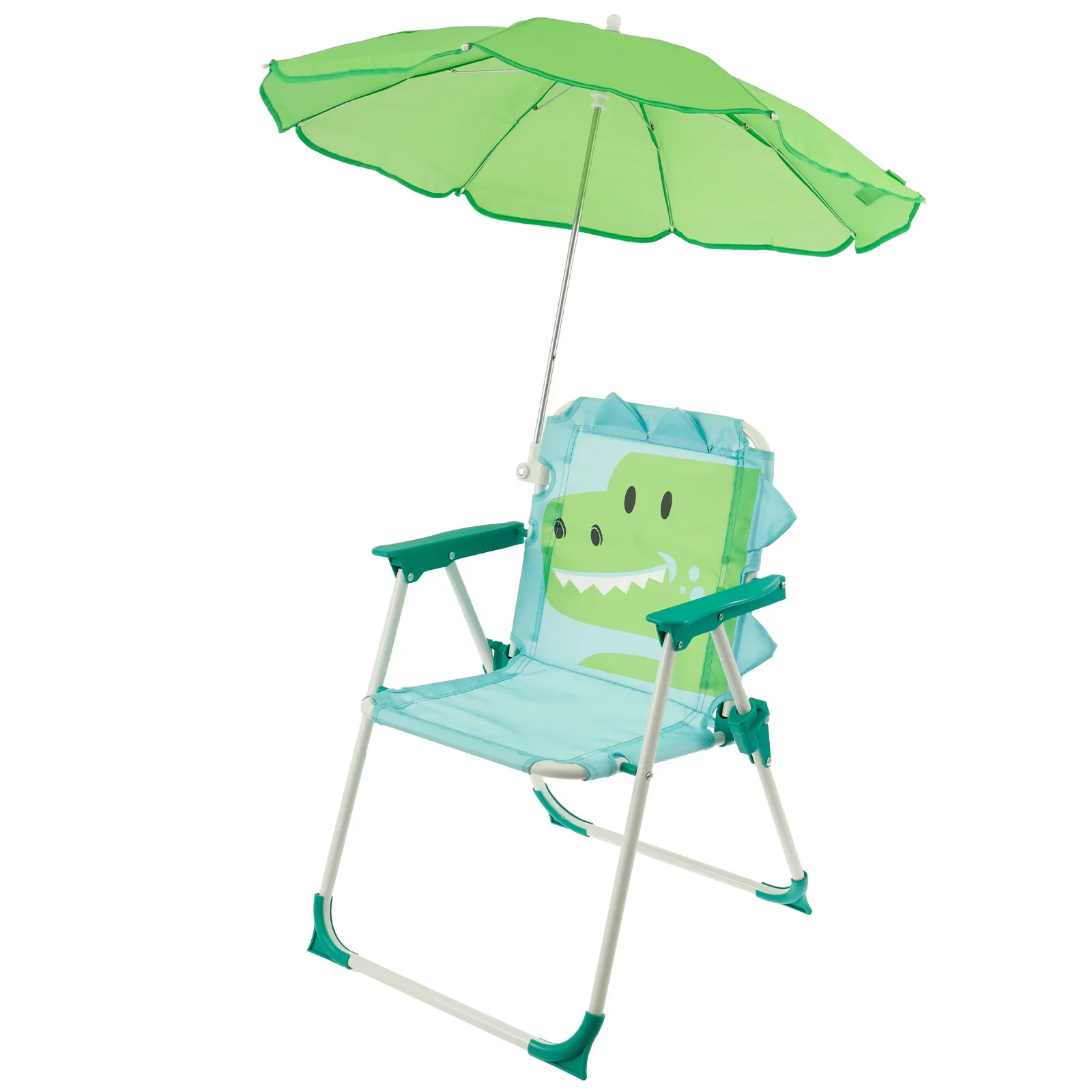 Kids Outdoor Loungers - เก้าอี้ชายหาดพับได้สำหรับเด็กพร้อมร่มกันแดดกลางแจ้งน้ำหนักเบาสำหรับเดินทางปิกนิกเก้าอี้แคมป์ปิ้งสำหรับเด็กเก้าอี้ชายหาดทนลม