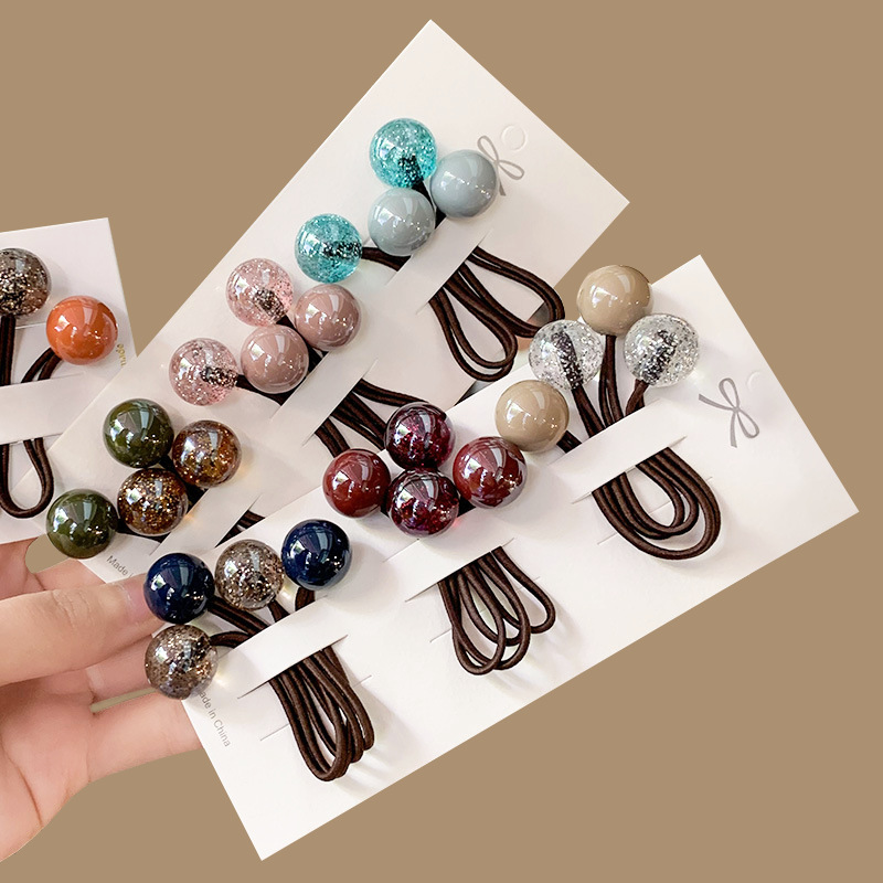 Kids Outdoor Ball - 5PCS ใหม่น่ารัก Solid Contrast Princess Headwear