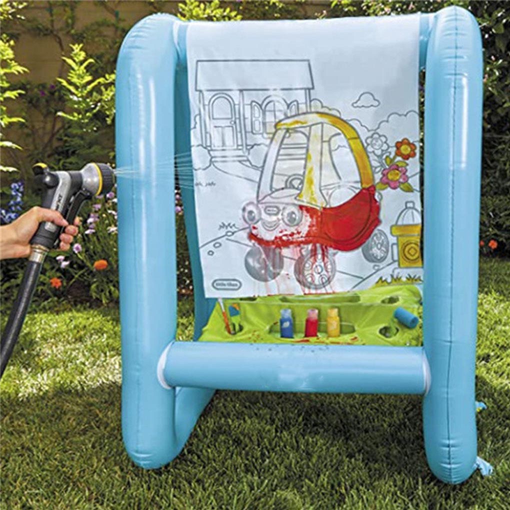 ขาตั้งวาดรูปพีวีซีแบบพกพาสำหรั - Kids Outdoor Easel บทวิจารณ์และราคา