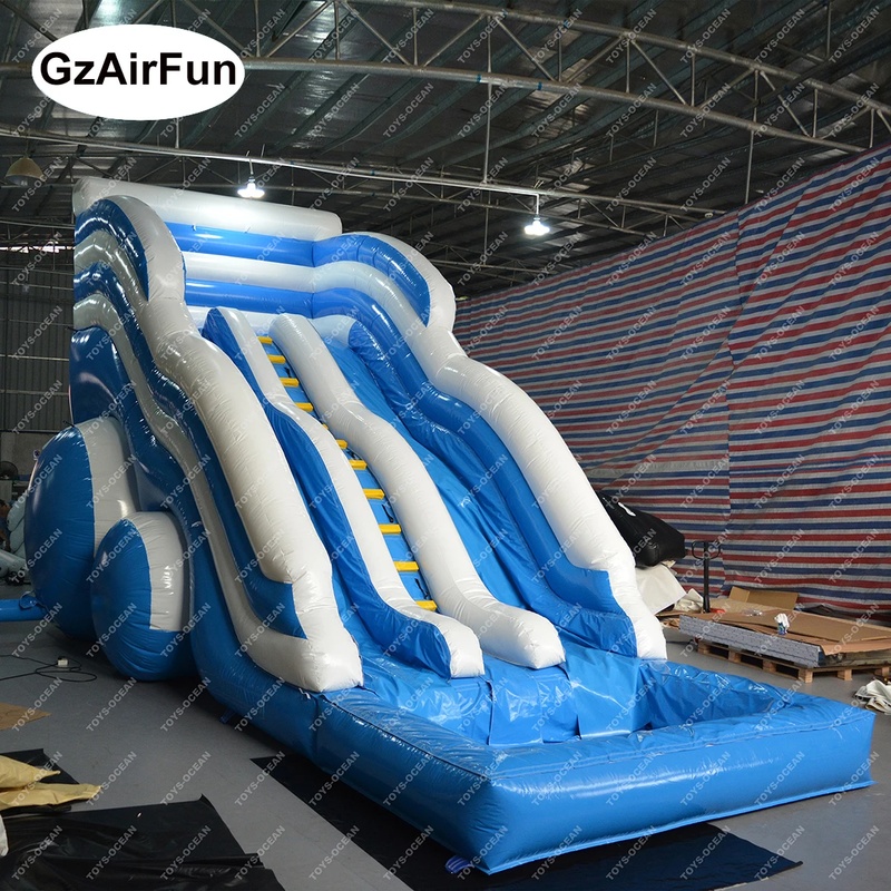 สไลเดอร์น้ำเป่าลมสำหรับเด็กแบบ - Kids Outdoor Inflatable Water Slide บทวิจารณ์และราคา