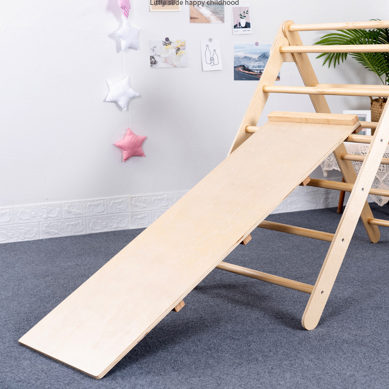 เครื่องเล่นปีนป่ายไม้รูปสามเหล - Kids Outdoor Wooden Playset บทวิจารณ์และราคา
