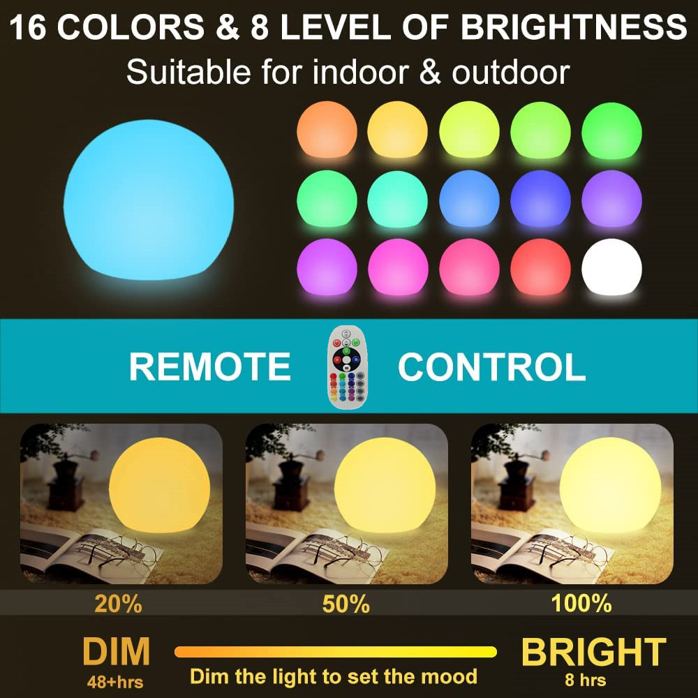 LED เรืองแสง Ball Light สําหรั - Kids Outdoor Ball บทวิจารณ์และราคา