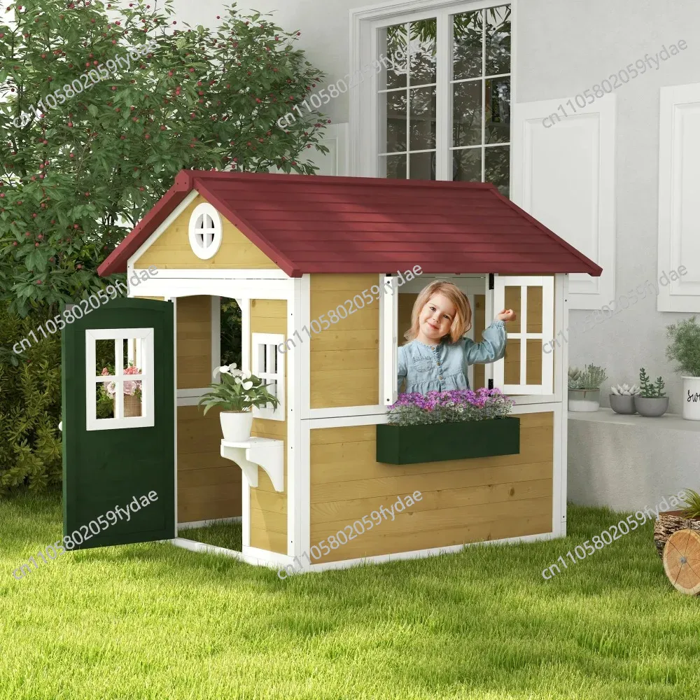 บ้านเด็กเล่นกลางแจ้ง, บ้านเด็ก - Kids Outdoor Playhouse บทวิจารณ์และราคา
