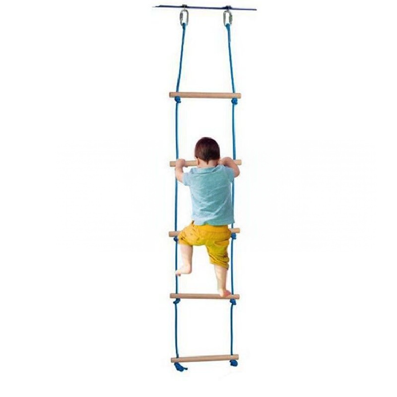 ชุดปีนป่ายเชือก บันไดไม้ ชิงช้ - Kids Outdoor Wooden Playset บทวิจารณ์และราคา