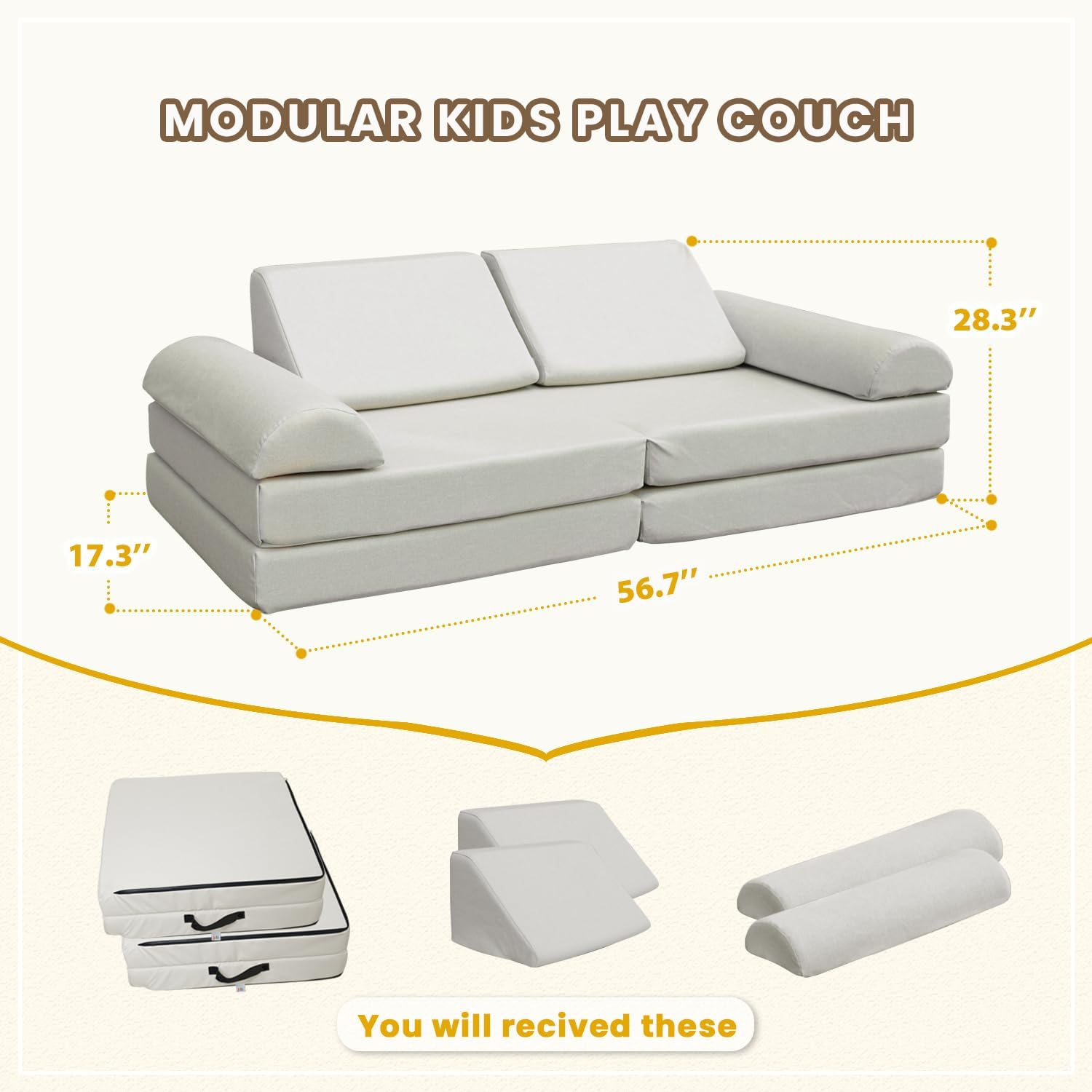 ชุดโซฟาเด็กแบบโมดูลาร์กันน้ำสำ - Kids Outdoor Wooden Playset บทวิจารณ์และราคา