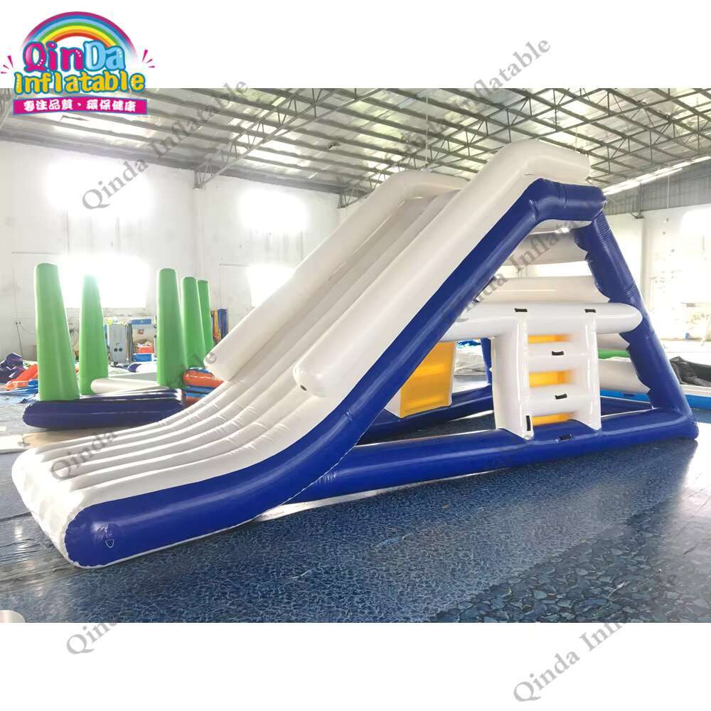 สไลเดอร์สูบลมลอยน้ำสำหรับสวนน้ - Kids Outdoor Inflatable Water Slide บทวิจารณ์และราคา