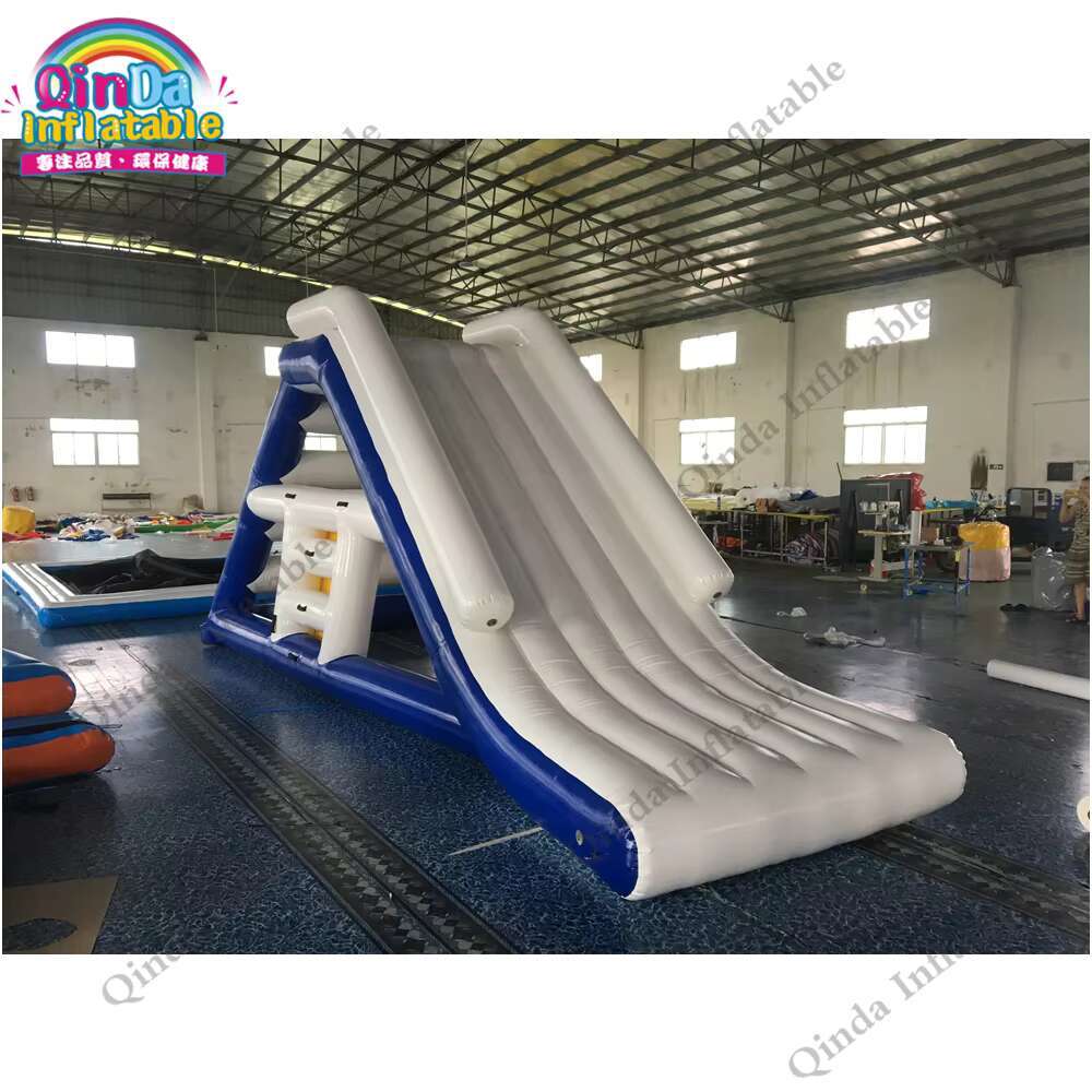 สไลเดอร์สูบลมลอยน้ำสำหรับสวนน้ - Kids Outdoor Inflatable Water Slide บทวิจารณ์และราคา