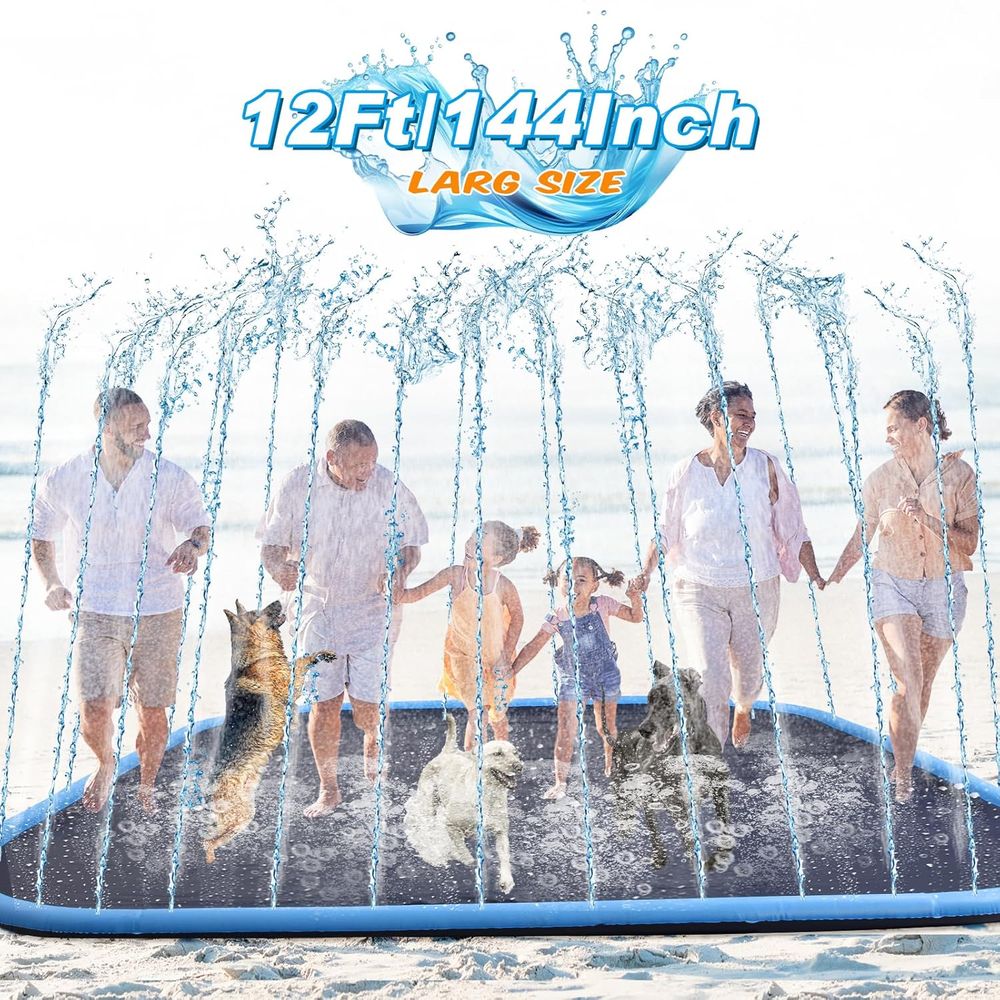 สระน้ำพุพ่นน้ำขนาดใหญ่พิเศษ 12 - Sprinkler Splash Pad บทวิจารณ์และราคา