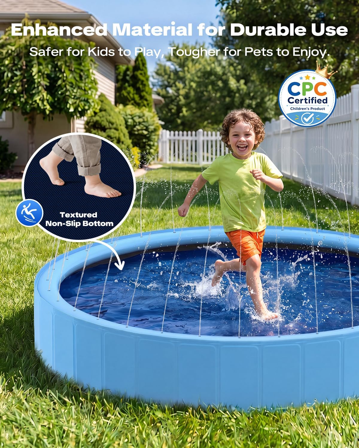สแปลชแพด วัสดุพีวีซี ขนาดใหญ่  - Sprinkler Splash Pad บทวิจารณ์และราคา