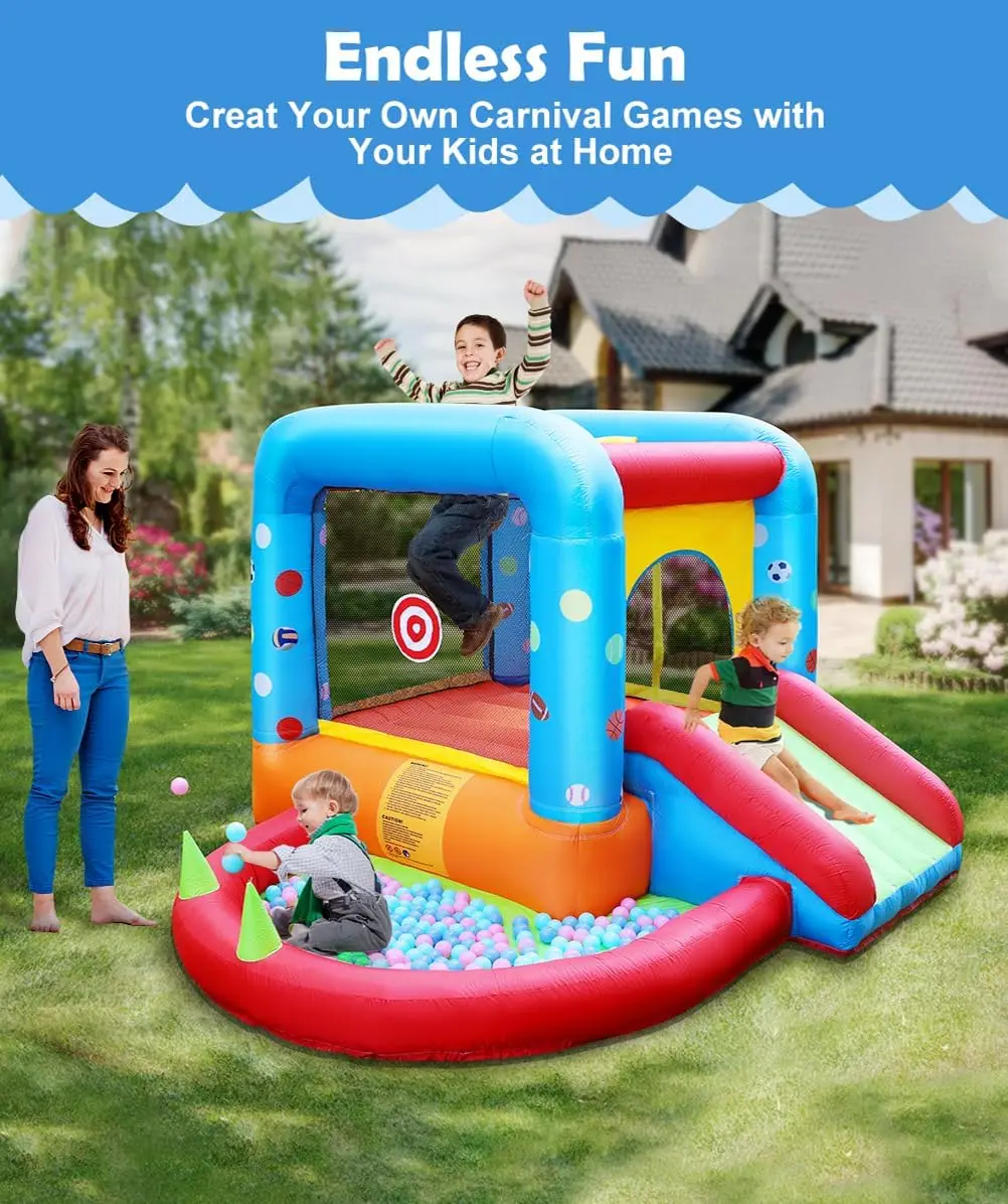 บ้านลมเป่าลม Step4Fun, บ้านลมพ - Kids Outdoor Inflatable Water Slide บทวิจารณ์และราคา