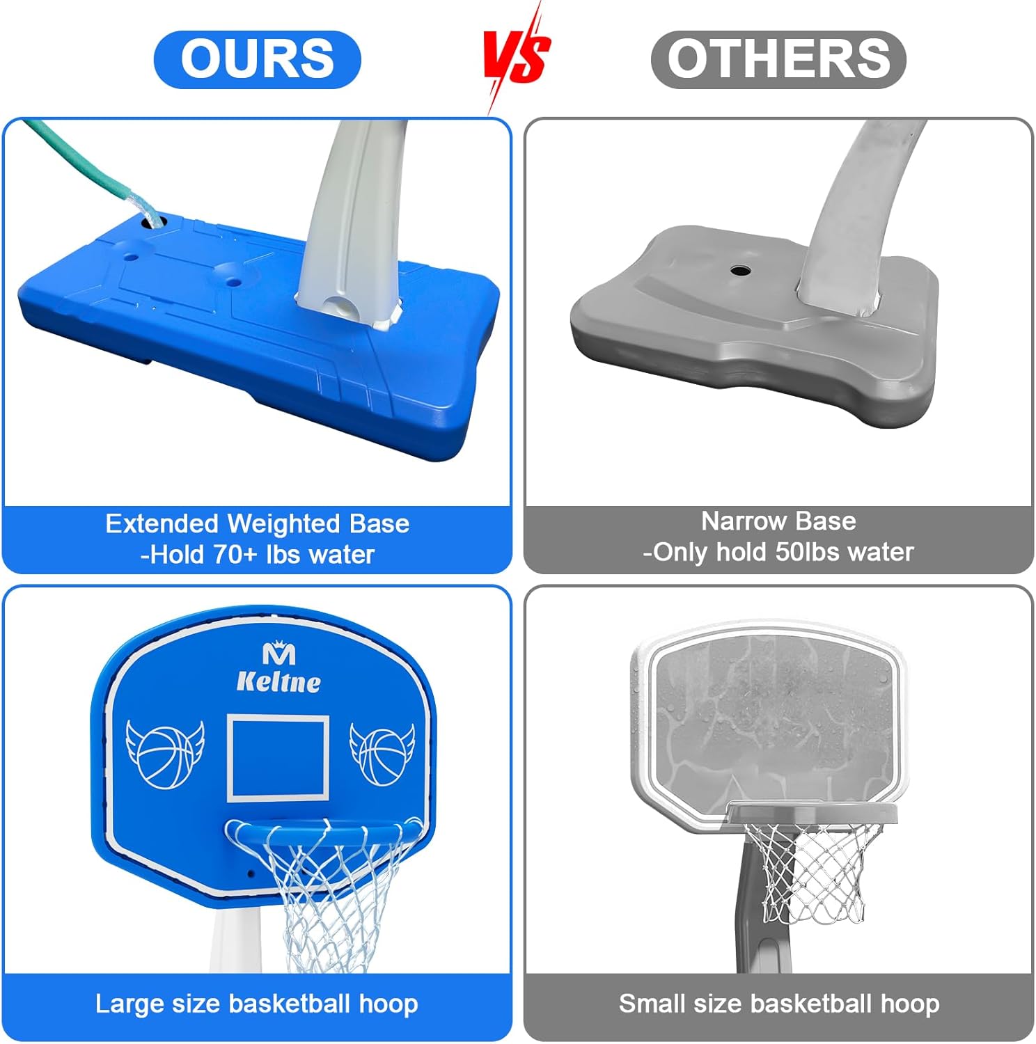 ห่วงบาสเก็ตบอลสำหรับสระว่ายน้ำ - Kids Outdoor Ball บทวิจารณ์และราคา