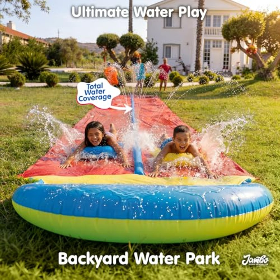 สไลเดอร์น้ำกลางแจ้งสำหรับเด็ก: - Kids Outdoor Inflatable Water Slide บทวิจารณ์และราคา