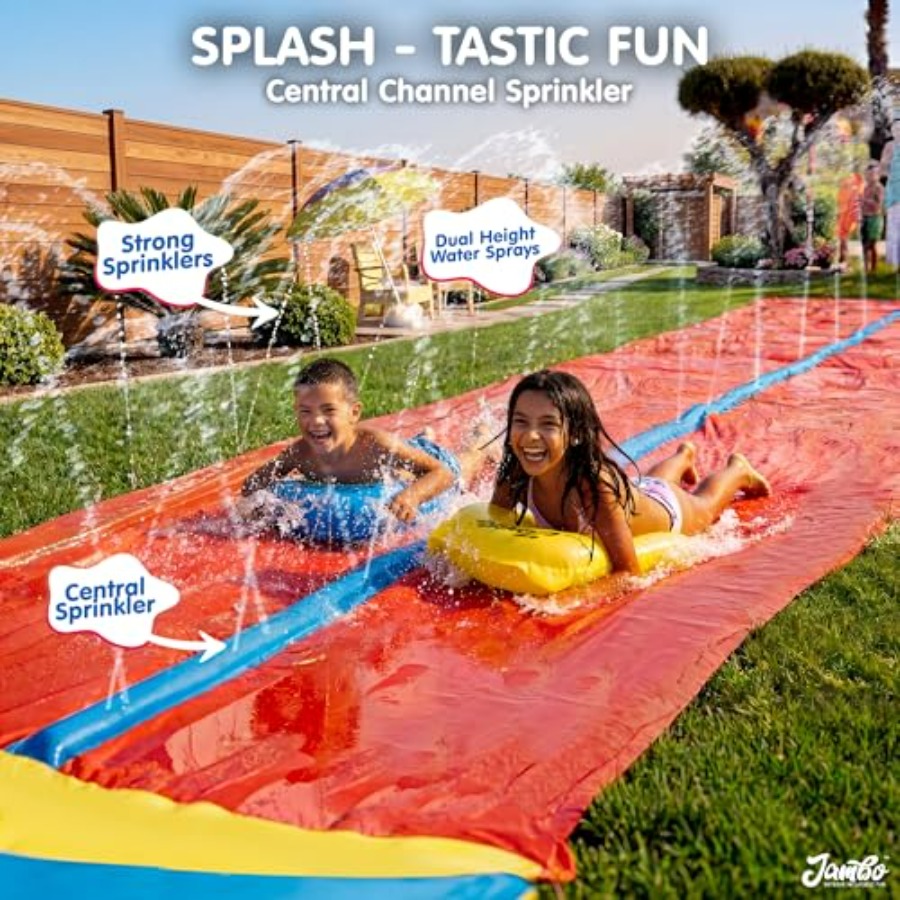 สไลเดอร์น้ำกลางแจ้งสำหรับเด็ก: - Kids Outdoor Inflatable Water Slide บทวิจารณ์และราคา
