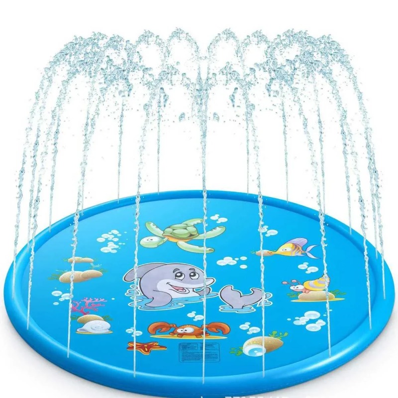 สระน้ําน้ําเด็กกลางแจ้งของเล่น - Sprinkler Splash Pad บทวิจารณ์และราคา