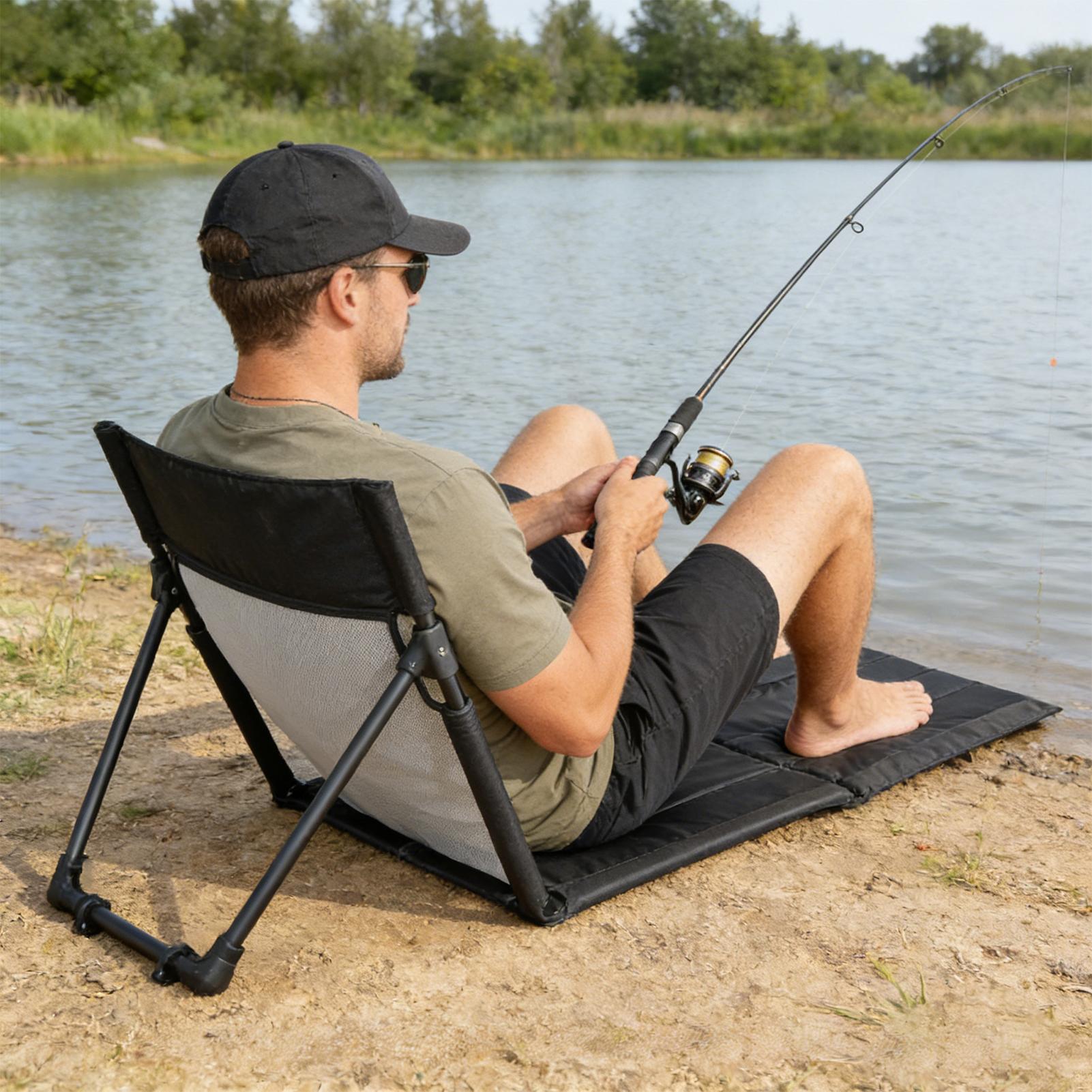 เก้าอี้ชายหาดแบบพับได้ เสื่อชา - Kids Outdoor Loungers บทวิจารณ์และราคา