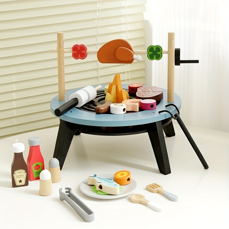 ชุดของเล่นบาร์บีคิวไม้สำหรับเด - Kids Outdoor Wooden Playset บทวิจารณ์และราคา