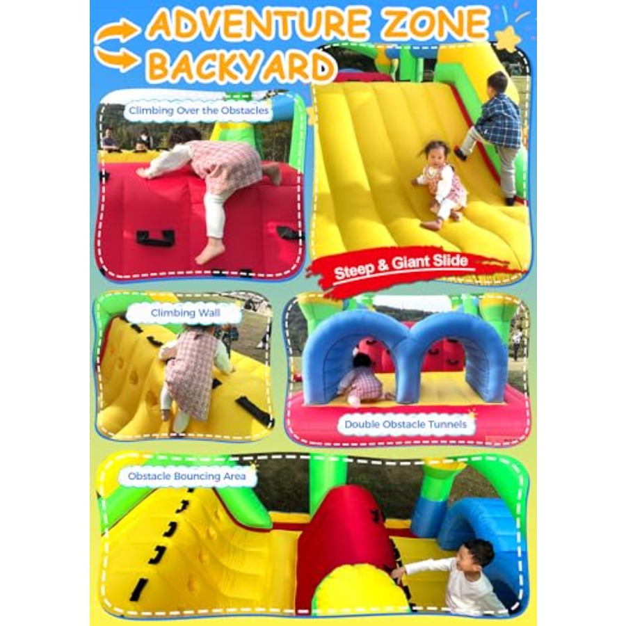 สนามเด็กเล่นเป่าลมกลางแจ้งสำหร - Kids Outdoor Inflatable บทวิจารณ์และราคา