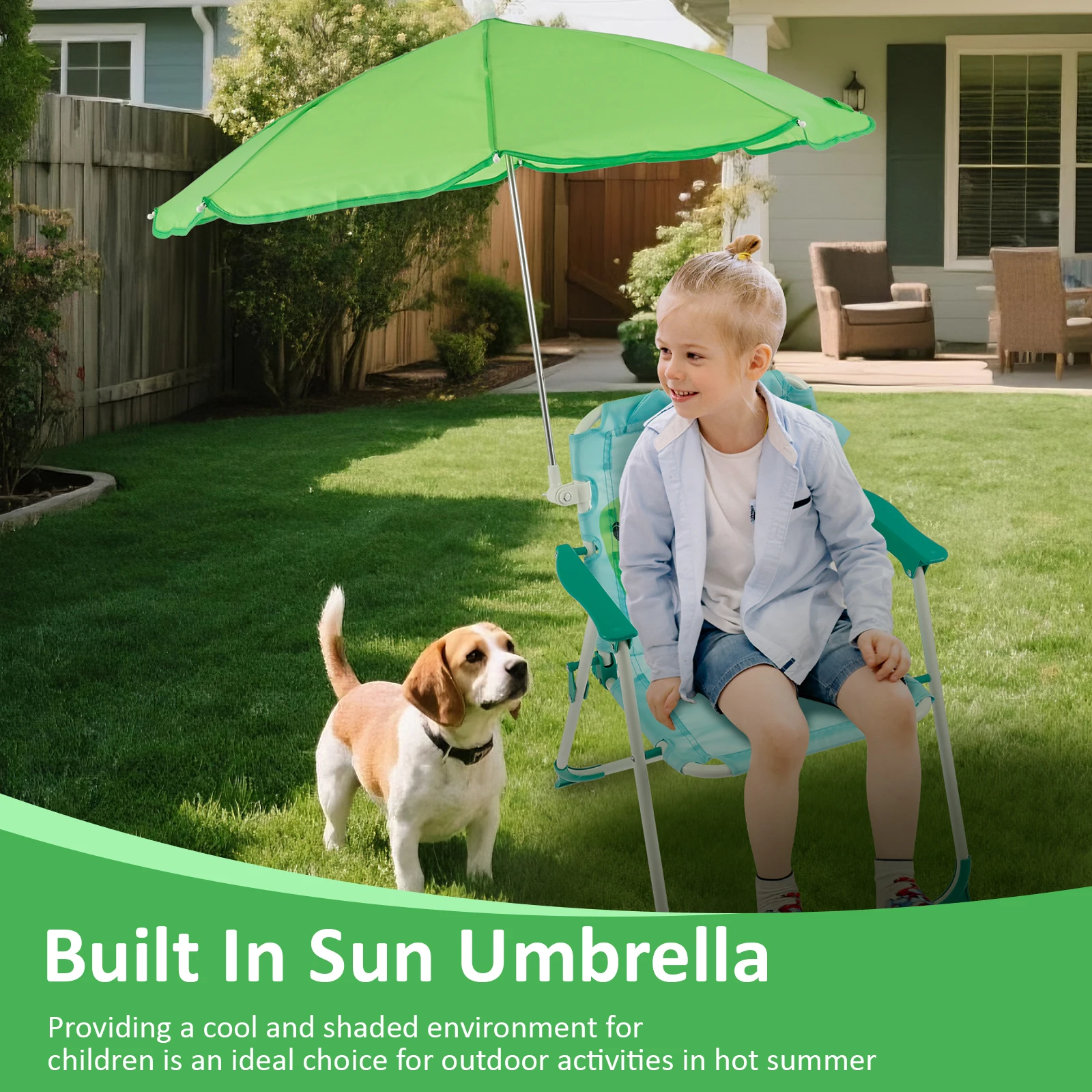 เก้าอี้ชายหาดพับได้สำหรับเด็ก  - Kids Outdoor Loungers บทวิจารณ์และราคา