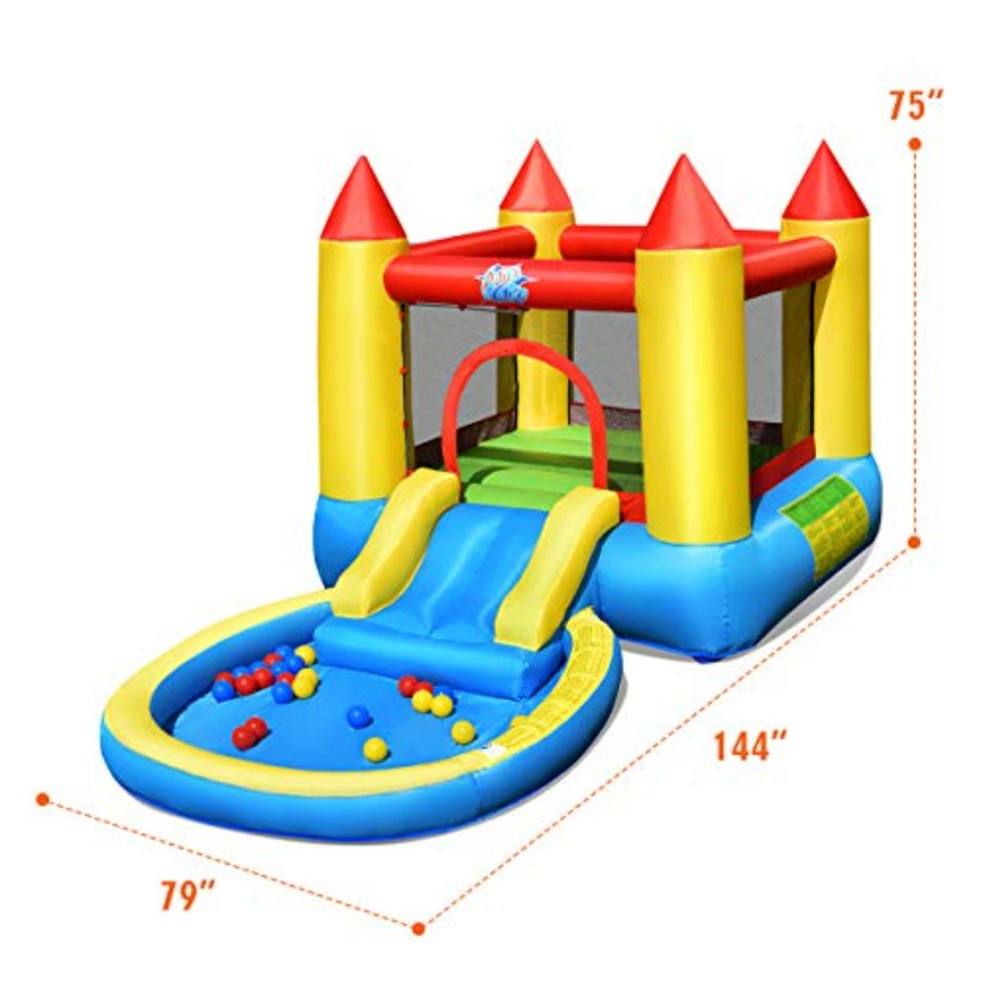 บ้านลมเป่าลมสำหรับเด็กอายุ 3-5 - Kids Outdoor Area บทวิจารณ์และราคา