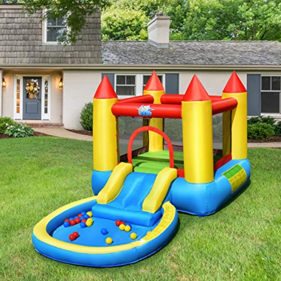 บ้านลมเป่าลมสำหรับเด็กอายุ 3-5 - Kids Outdoor Area บทวิจารณ์และราคา