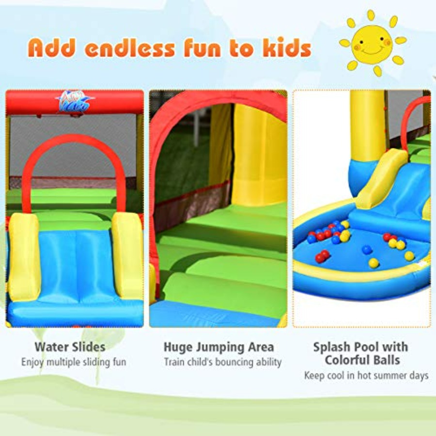 บ้านลมเป่าลมสำหรับเด็กอายุ 3-5 - Kids Outdoor Area บทวิจารณ์และราคา