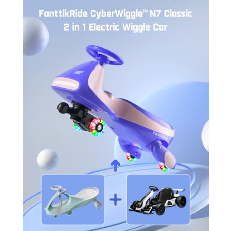 N7 รถวิ่งไฟฟ้าคลาสสิคพร้อมแป้น - Ride On Toy Car บทวิจารณ์และราคา