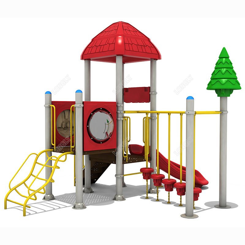 สไลเดอร์พลาสติกสีแดงสำหรับเด็ก - Kids Outdoor Area บทวิจารณ์และราคา