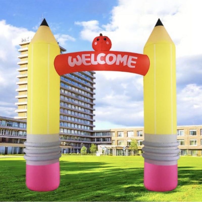 ซุ้มโค้งเป่าลมรูปดินสอขนาด 9 ฟ - Kids Outdoor Inflatable บทวิจารณ์และราคา