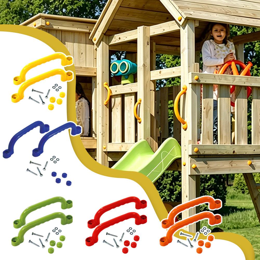 ที่จับนิรภัยสำหรับสนามเด็กเล่น - Kids Outdoor Playhouse บทวิจารณ์และราคา