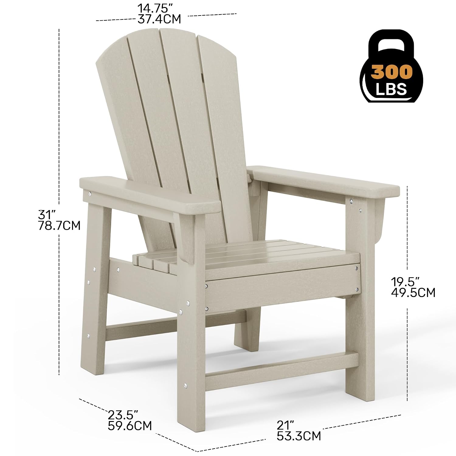 ชุดเก้าอี้สนามสำหรับเด็ก 2 ตัว - Kids Outdoor Loungers บทวิจารณ์และราคา
