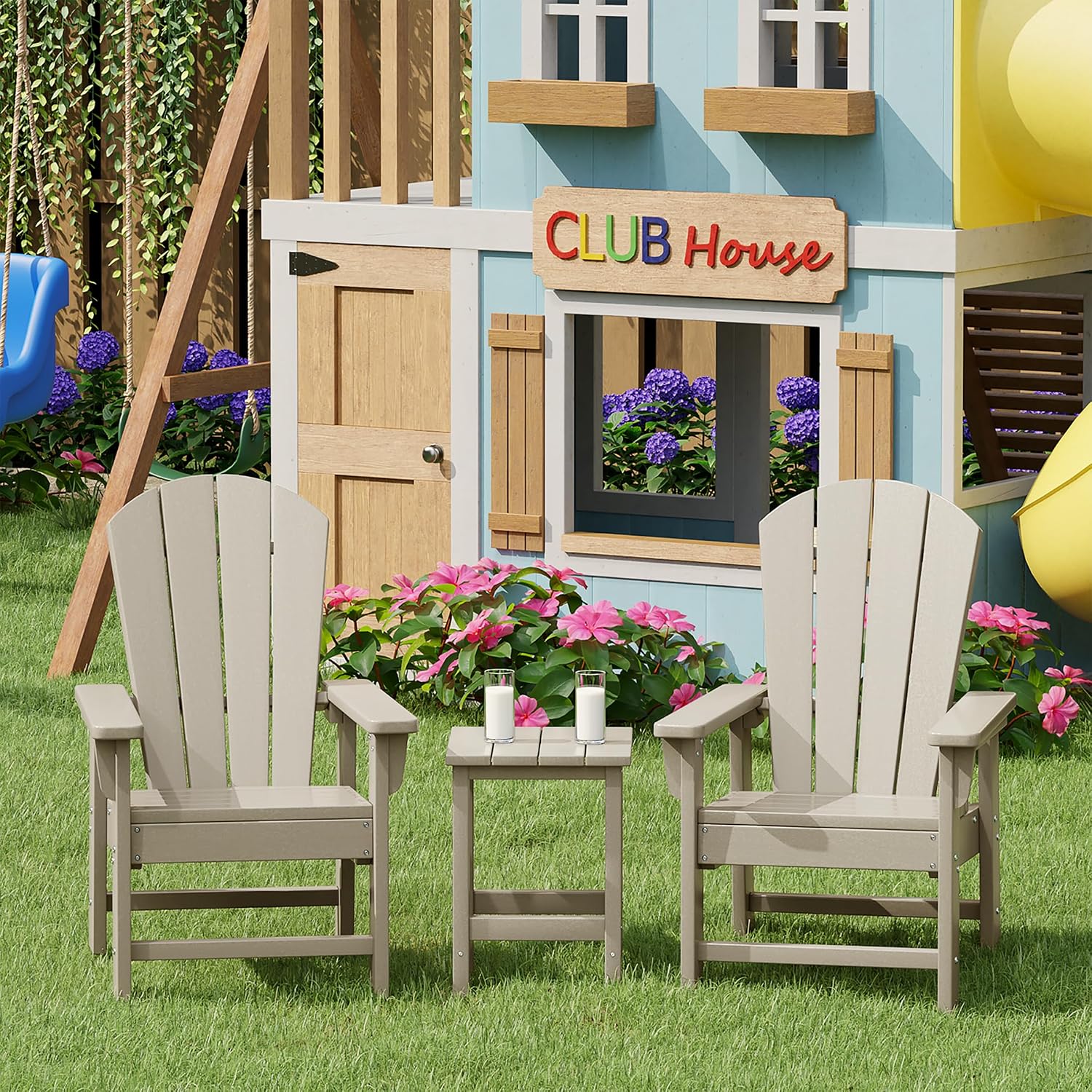ชุดเก้าอี้สนามสำหรับเด็ก 2 ตัว - Kids Outdoor Loungers บทวิจารณ์และราคา