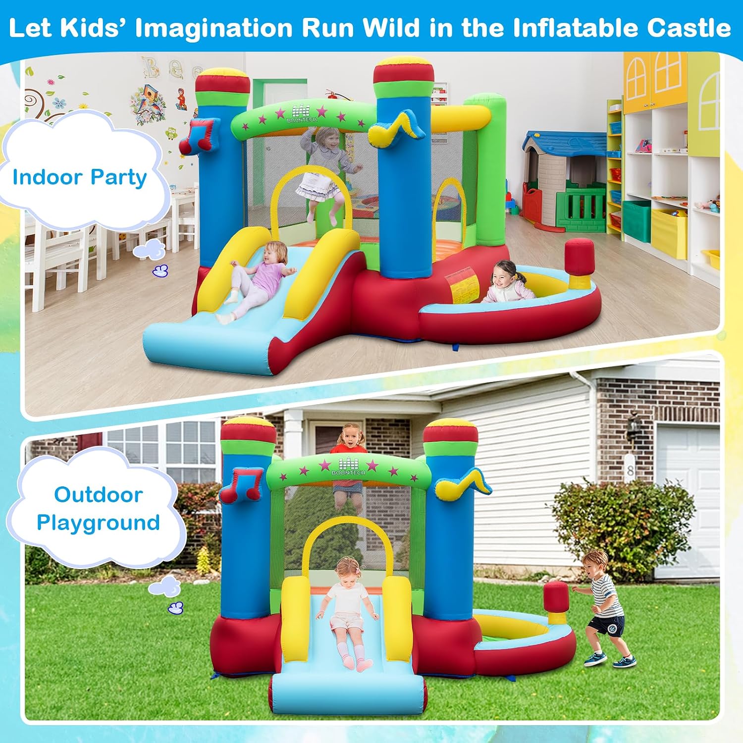 บ้านลมพร้อมบ่อบอล, บ้านลมสำหรั - Kids Outdoor Ball บทวิจารณ์และราคา