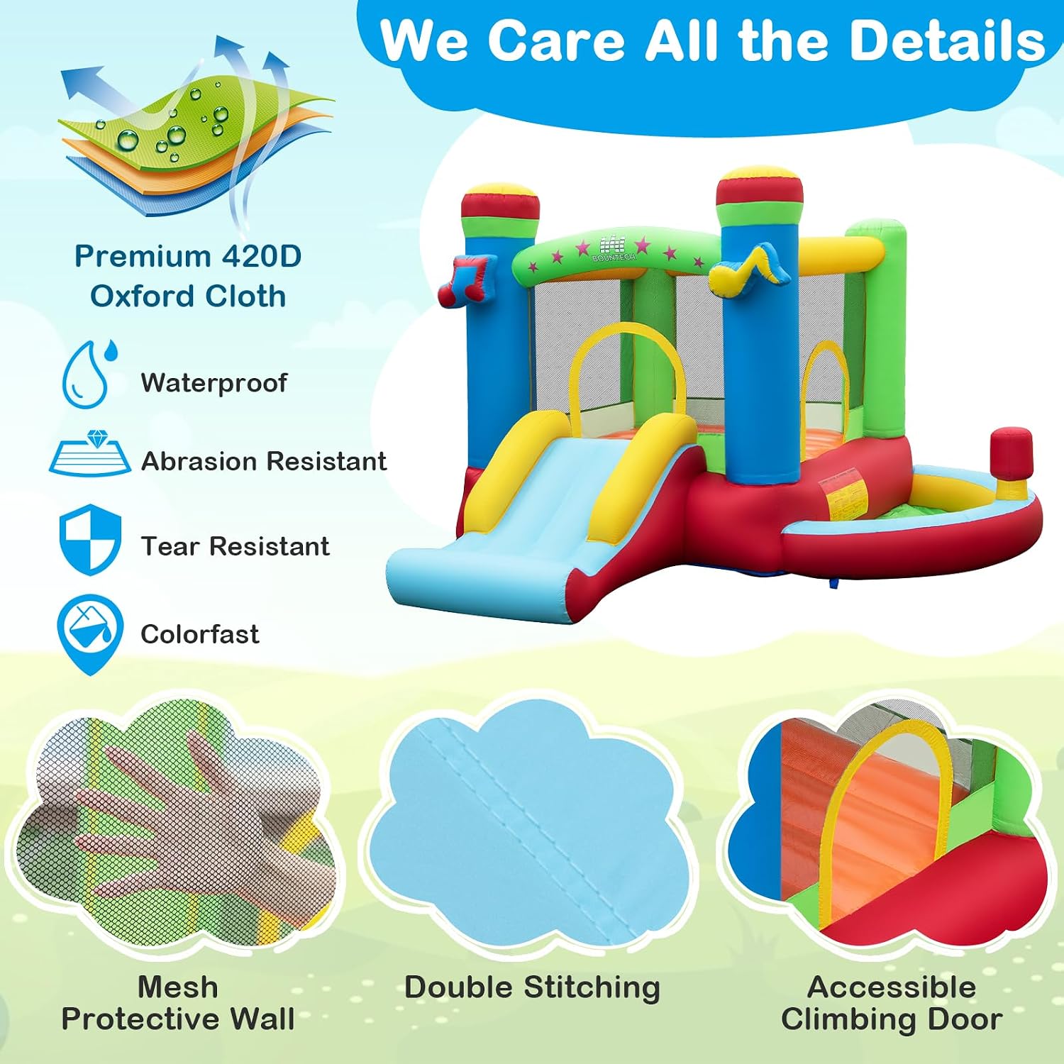 บ้านลมพร้อมบ่อบอล, บ้านลมสำหรั - Kids Outdoor Ball บทวิจารณ์และราคา