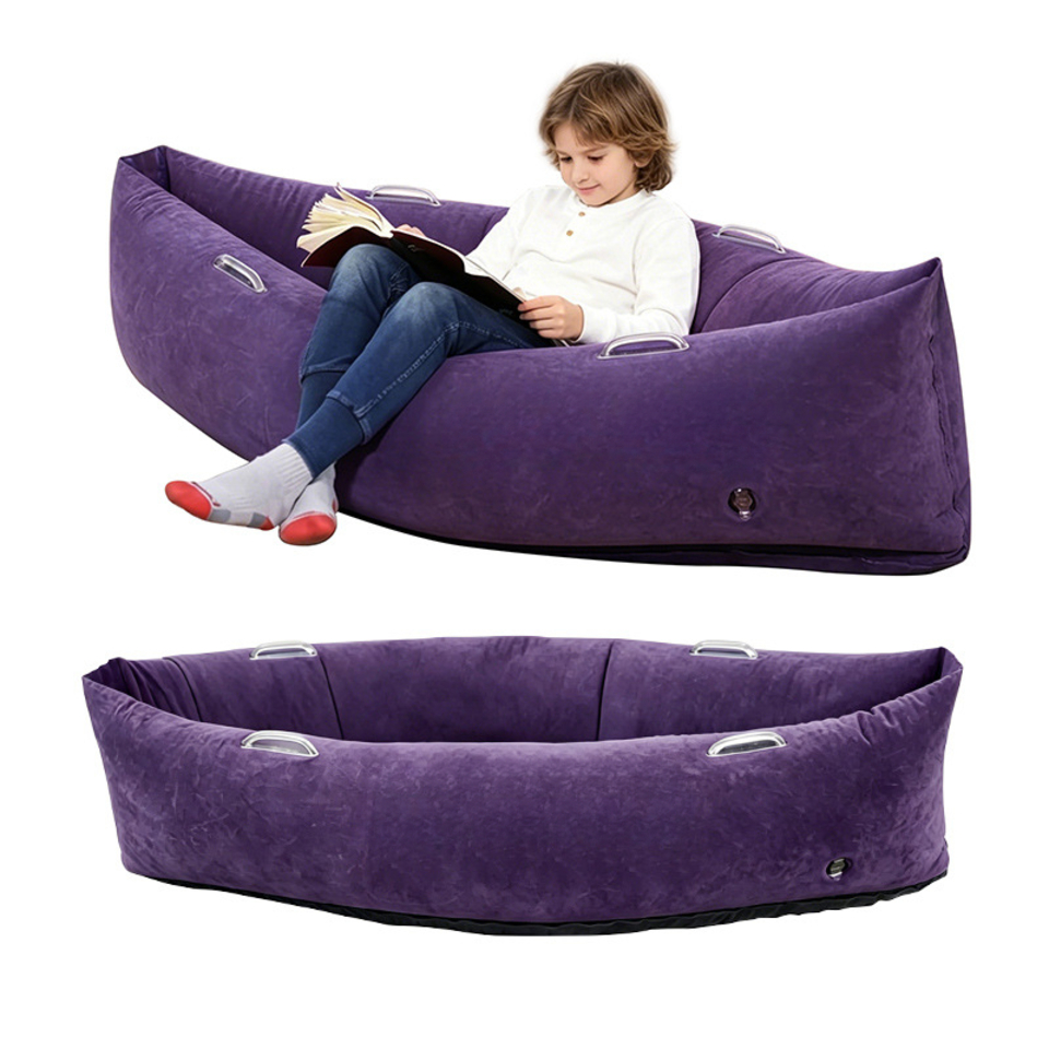 เตียงเด็กพกพาในร่มแบบเป่าลม Pe - Kids Outdoor Loungers บทวิจารณ์และราคา
