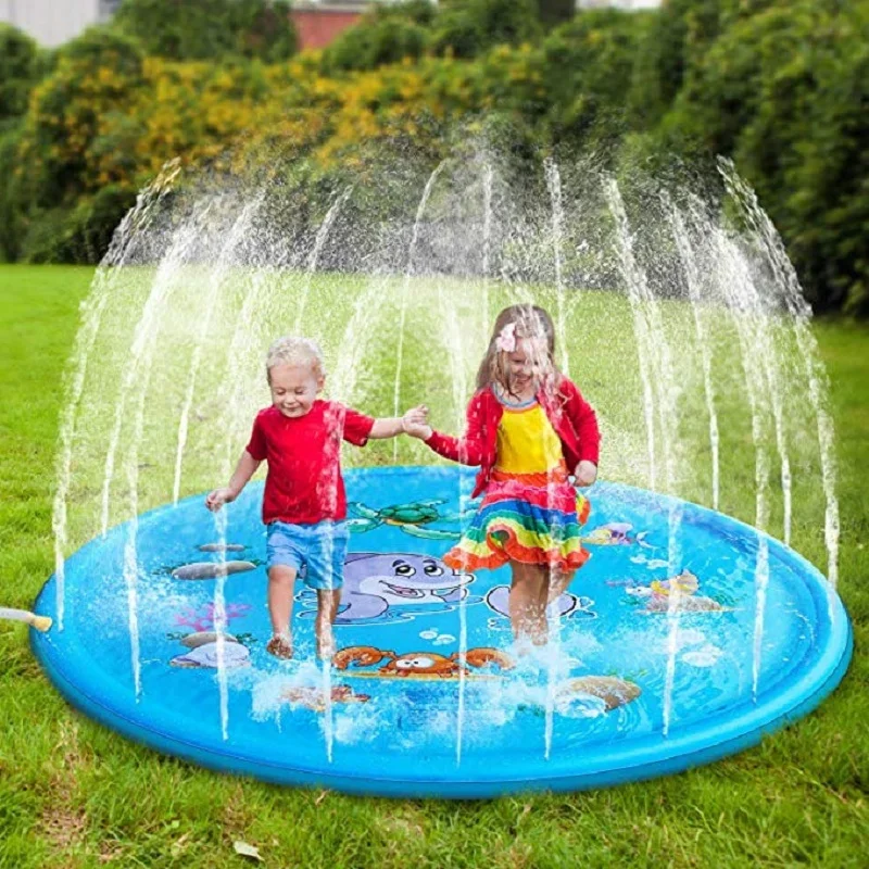 สระน้ำเป่าลมสำหรับเด็ก 100/170 - Sprinkler Splash Pad บทวิจารณ์และราคา