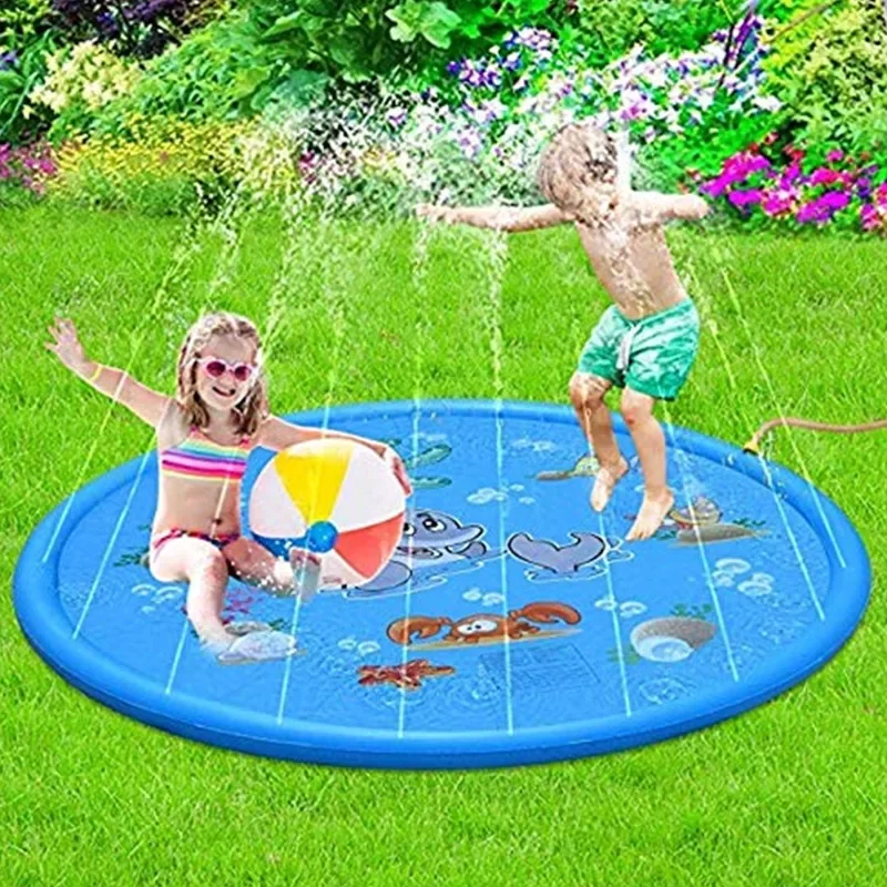 สระน้ำเป่าลมสำหรับเด็ก 100/170 - Sprinkler Splash Pad บทวิจารณ์และราคา