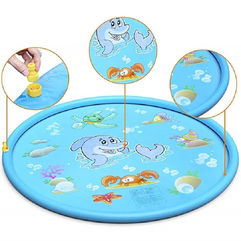 สระน้ำเป่าลมสำหรับเด็ก 100/170 - Sprinkler Splash Pad บทวิจารณ์และราคา
