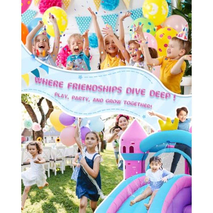 สไลเดอร์น้ำเป่าลมสำหรับเด็กอาย - Kids Outdoor Inflatable Water Slide บทวิจารณ์และราคา