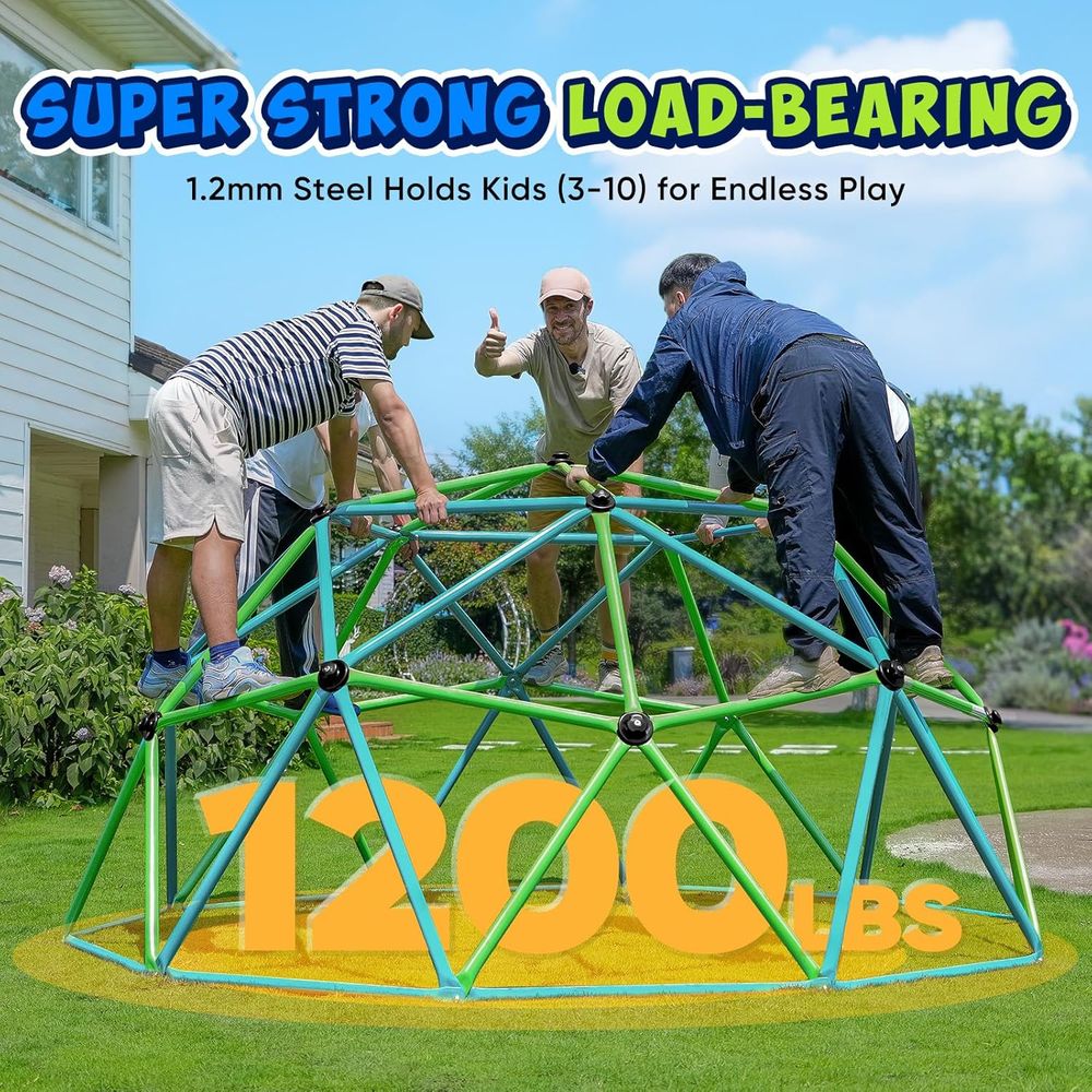 Zupapa10T ClimDome พร้อมเปลญวน - Kids Outdoor Dome Climber บทวิจารณ์และราคา