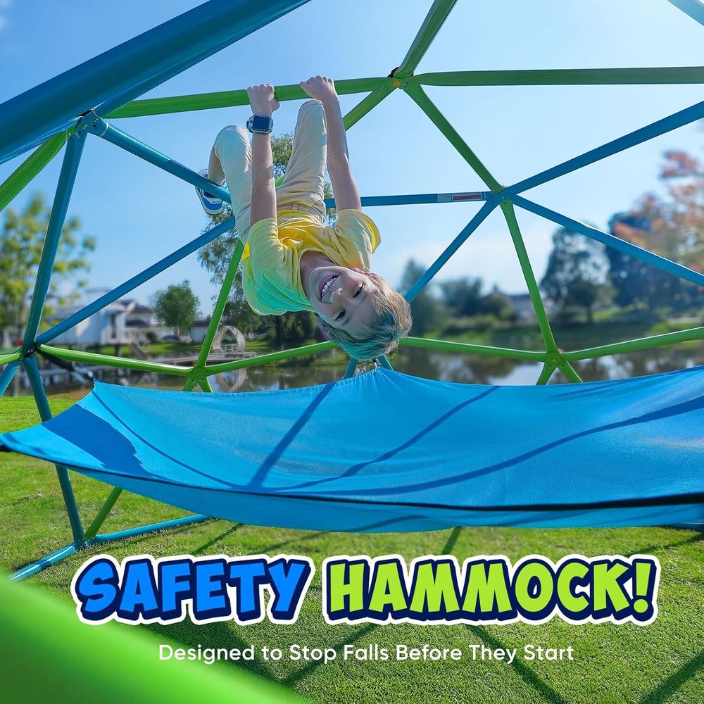 Zupapa10T ClimDome พร้อมเปลญวน - Kids Outdoor Dome Climber บทวิจารณ์และราคา